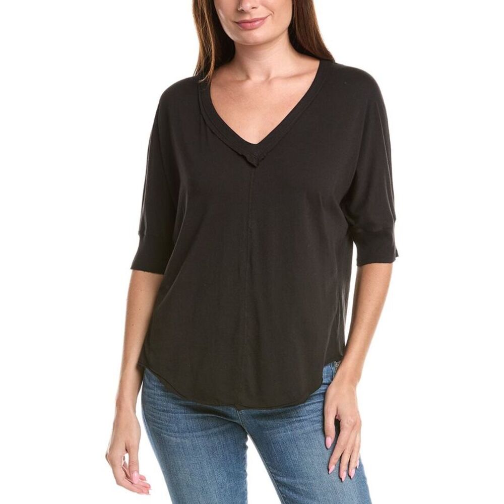 Xcvi Womens Gardiner Top, Black